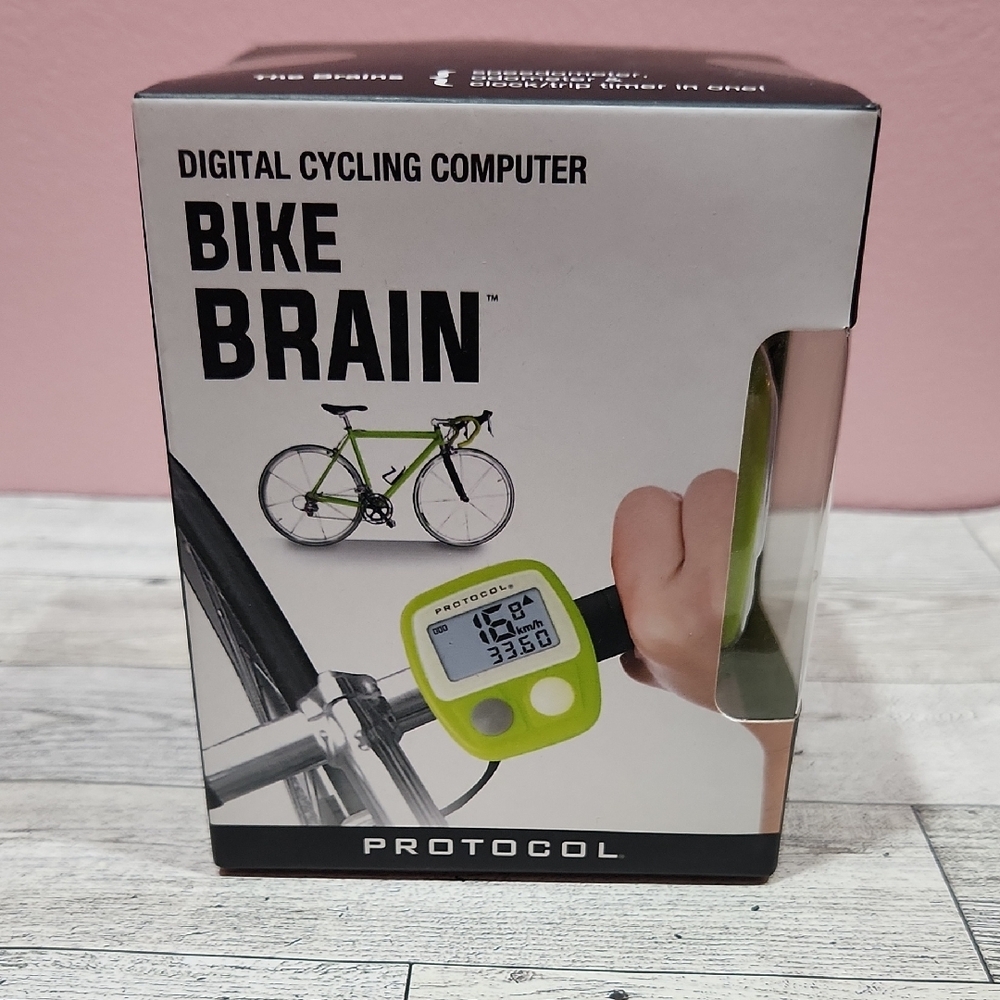 Bike Brain Digital Cycling Computer - Green